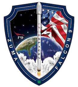 Missionpatch zum Falcon-9-Flug mit Zuma
(Bild: SpaceX)