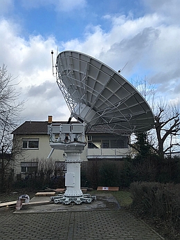 Die fertig aufgestellte Antenne. (Bild: MT Mechatronics)