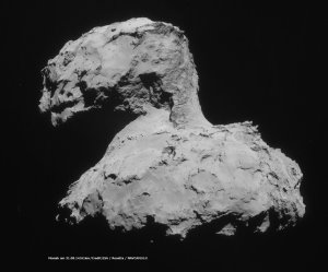 ESA, Rosetta, NavCam. Mosaik: Gertrud Felber (Raumfahrer.net)