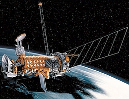 DMSP Block-5D3-Satellit im All - Illustration
(Bild: NRO)