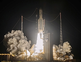 Ariane-5-Start am 16. August 2020. (Bild: ESA/CNES/Arianespace/CSG)