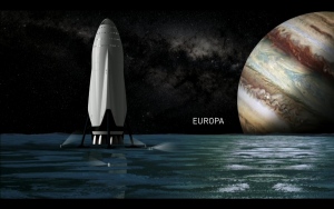 Raumschiff auf Europa
(Bild: SpaceX)