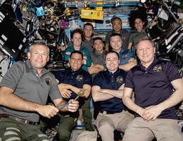 Andreas Mogensen wurde commander der ISS. (Bild: ESA/NASA)