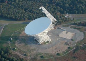 Bereich des Green-Bank-Observatoriums aus der Luft (Foto: NRAO/AUI)