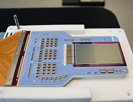 Der am MPE entwickelte FXT pnCCD-Detektor misst die Energie einzelner Photonen im Energiebereich von 0,3 keV bis 10 keV. (Bild: MPE)