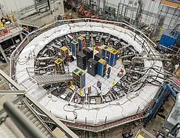 Die Bekanntgabe am 10. August 2023 ist das zweite Ergebnis des Myon g-2 Experiments am Fermilab. (Bild: Ryan Postel, Fermilab)