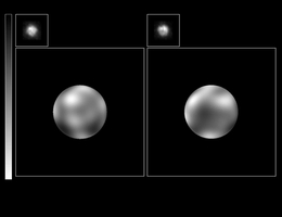 Pluto im Blick der Faint Object Camera (FOC) von Hubble im Jahr 1996. (Bild: Alan Stern (Southwest Research Institute), Marc Buie (Lowell Observatory), NASA und ESA)