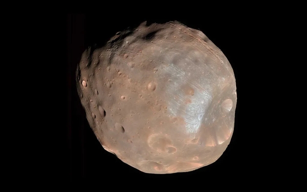 Marsmond Phobos. (Bild: NASA/JPL-Caltech/University of Arizona)