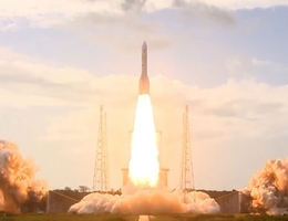 Ariane-6-Erststart von Kourou. (Bild: ESA)