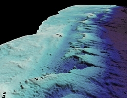 Shallow water bathymetry derived from satellite imagery for the Mesoamerican Reef, Mexico (Bild: EOMAP 2024)