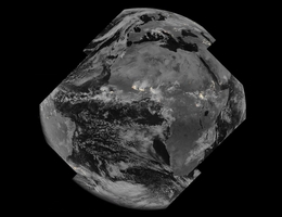 Lightning Imager auf MTG-I1 beobachtet Gewitter. (Bild: EUMETSAT)