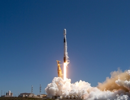 Falcon-9-Start am 16. August 2024. (Bild: SpaceX)