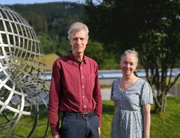 Gregor Kemper, Professor für algorithmische Algebra an der TUM und Mireille Boutin, Professorin für diskrete Algebra und Geometrie an der TU/e. (Bild: privat)