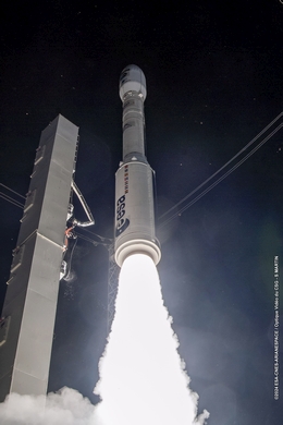 Vega hat zur Mission VV24 abgehoben. (Bild: ESA/CNES/Arianespace/CSG S. Martin)