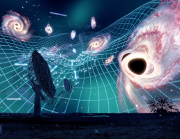 Der Gravitationswellenhimmel (Bild: Carl Knox, OzGrav/Swinburne University of Technology and South African Radio Astronomy Observatory (SARAO))