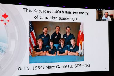 40. Jahrestag des Starts von Marc Garneau als erstem Kanadier in den Weltraum Bild: Kirsten Müller